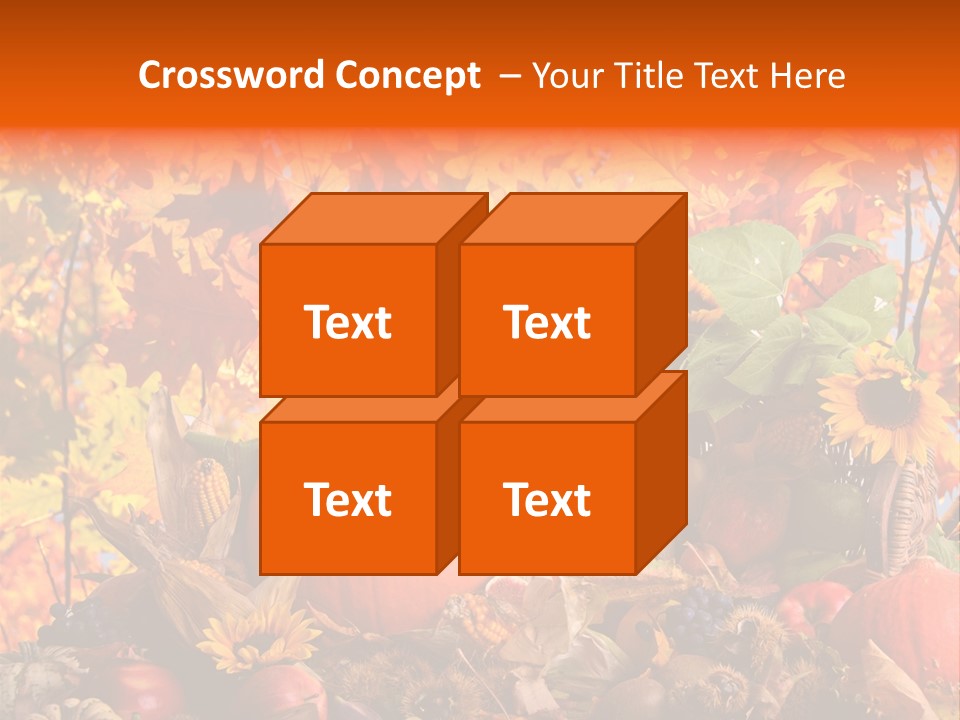 Vielfalt Erntedank Autumn PowerPoint Template