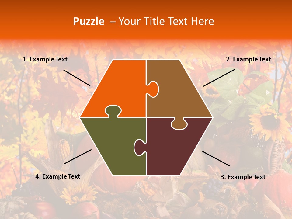 Vielfalt Erntedank Autumn PowerPoint Template