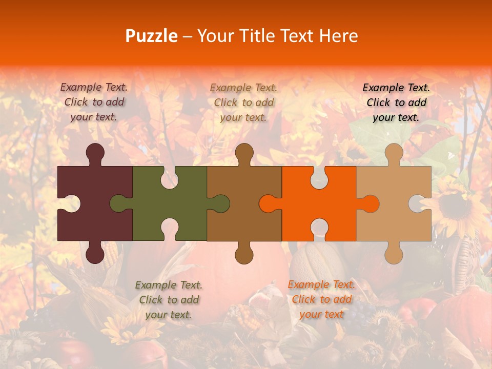 Vielfalt Erntedank Autumn PowerPoint Template
