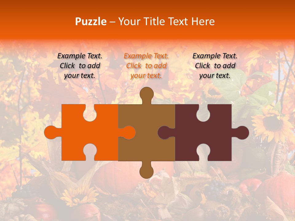 Vielfalt Erntedank Autumn PowerPoint Template