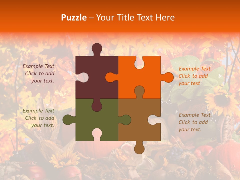 Vielfalt Erntedank Autumn PowerPoint Template