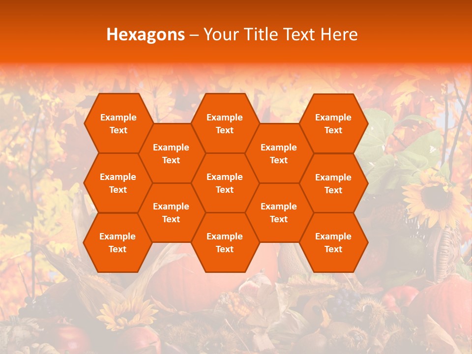 Vielfalt Erntedank Autumn PowerPoint Template