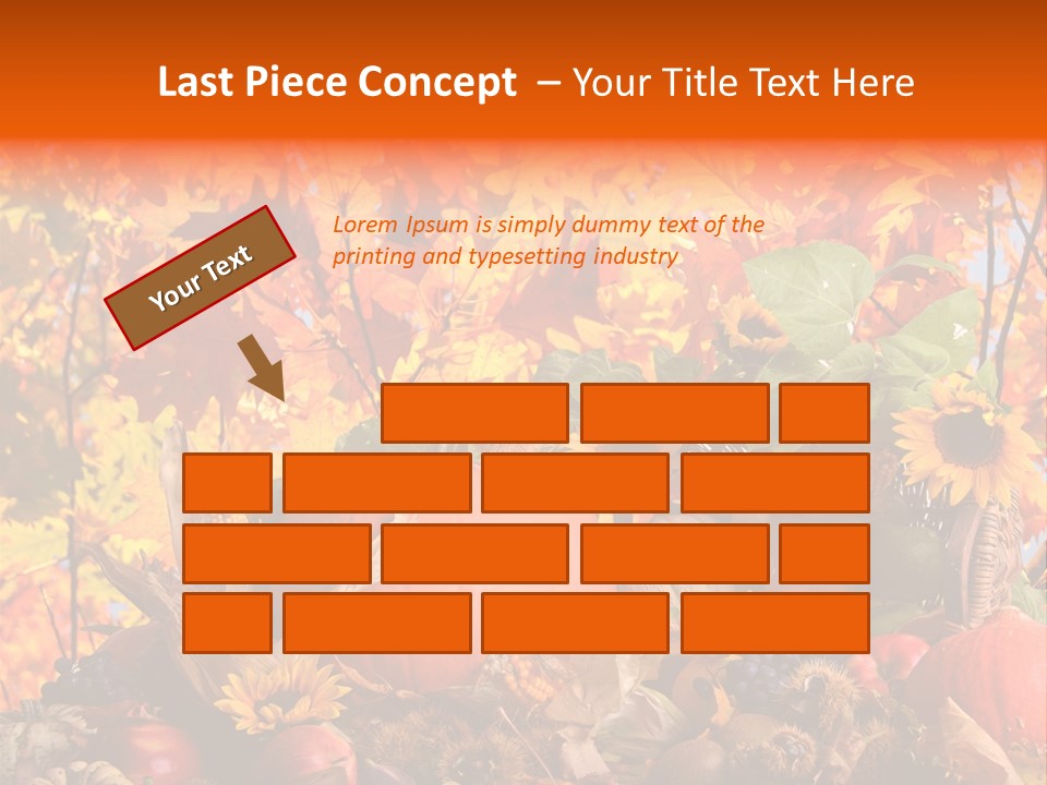 Vielfalt Erntedank Autumn PowerPoint Template
