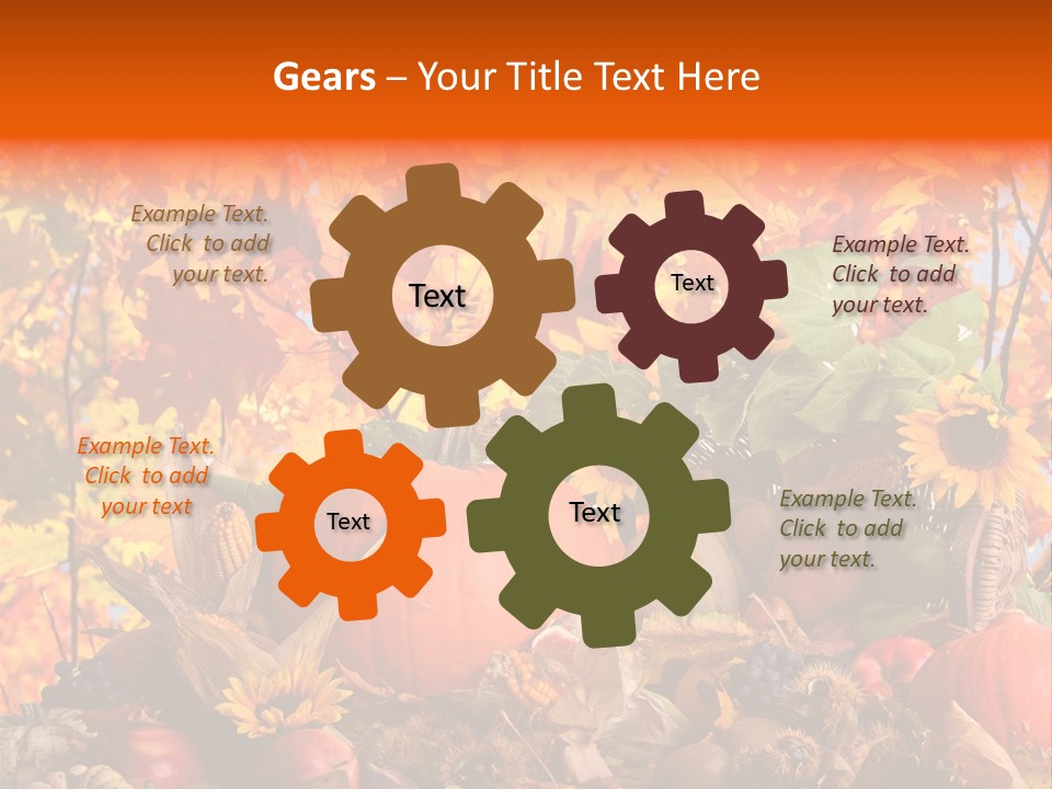 Vielfalt Erntedank Autumn PowerPoint Template