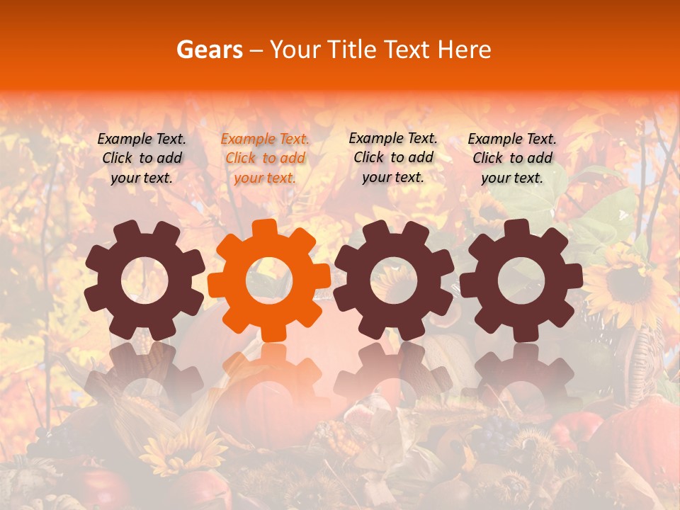 Vielfalt Erntedank Autumn PowerPoint Template