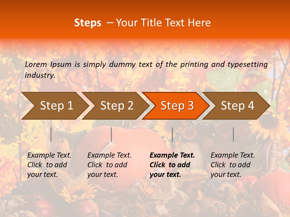 Vielfalt Erntedank Autumn PowerPoint Template
