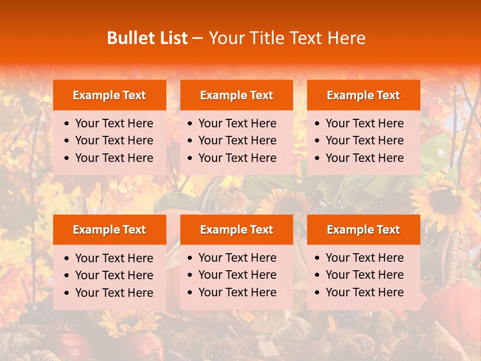 Vielfalt Erntedank Autumn PowerPoint Template