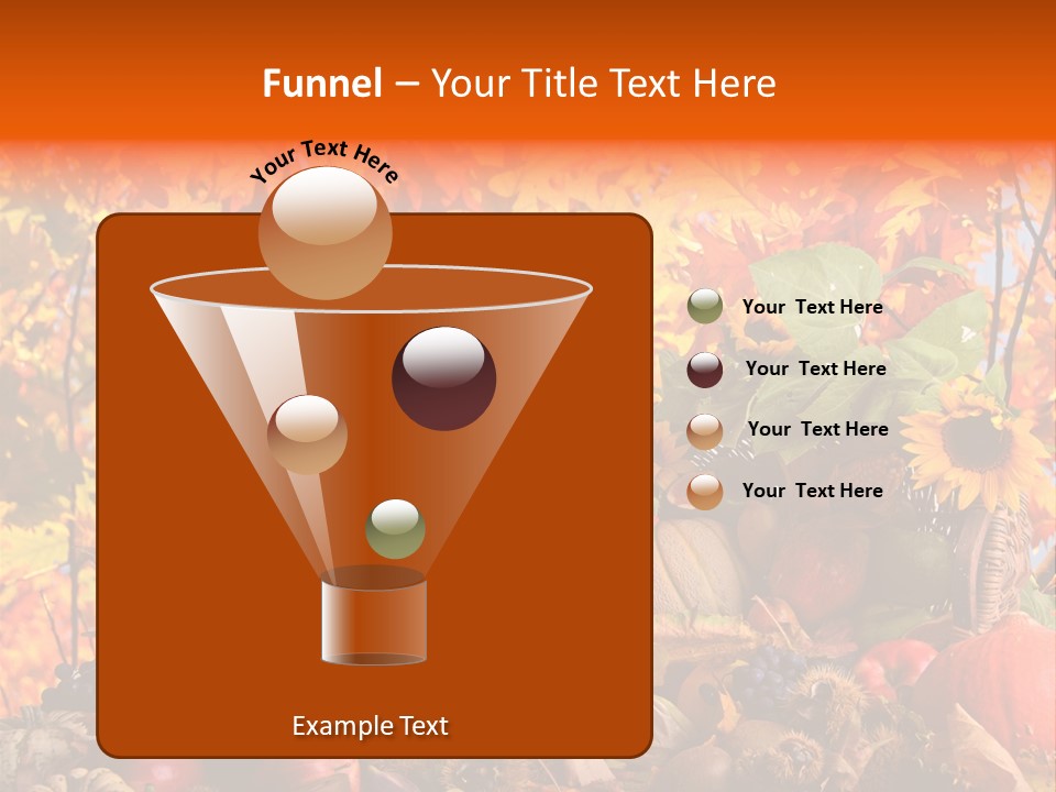 Vielfalt Erntedank Autumn PowerPoint Template