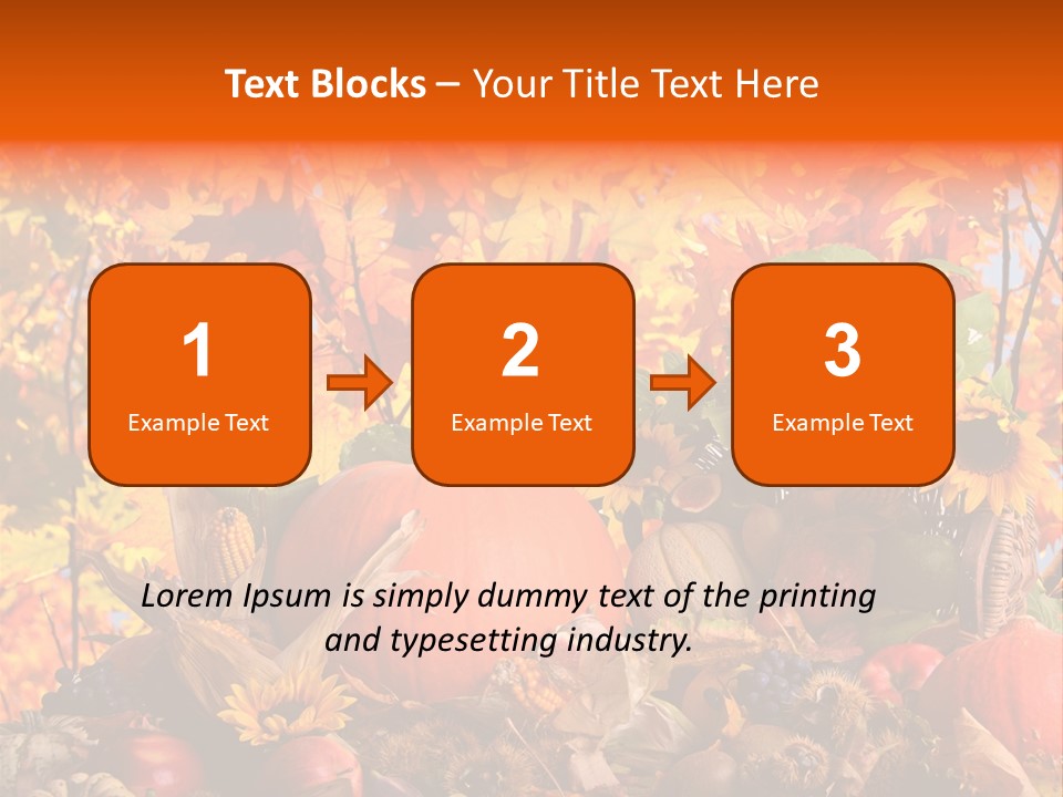 Vielfalt Erntedank Autumn PowerPoint Template
