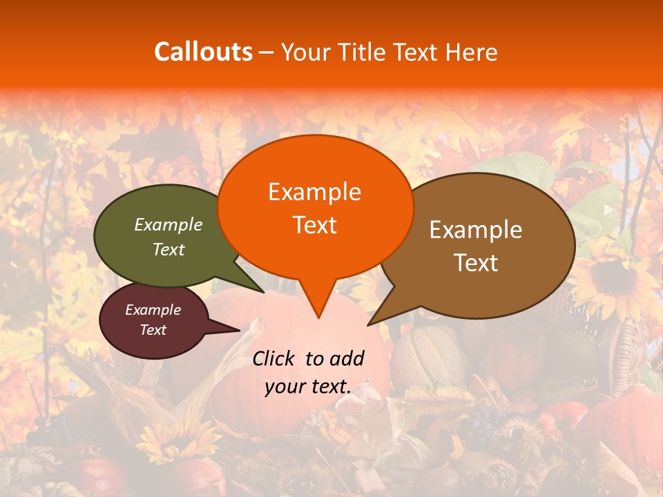 Vielfalt Erntedank Autumn PowerPoint Template