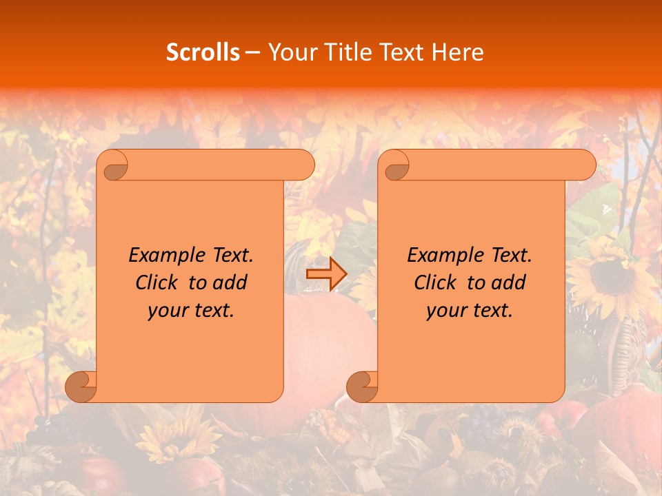 Vielfalt Erntedank Autumn PowerPoint Template