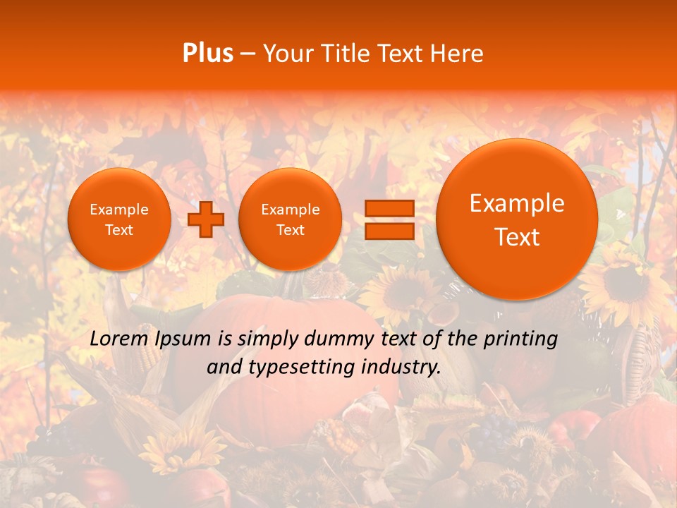 Vielfalt Erntedank Autumn PowerPoint Template