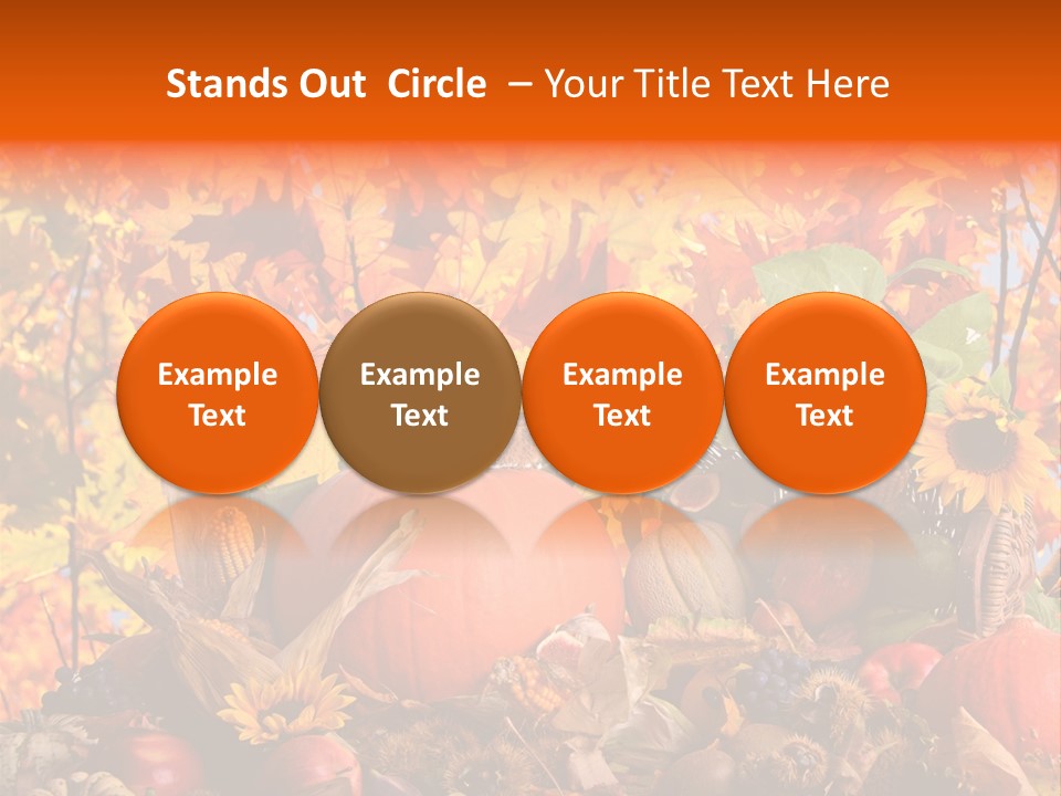 Vielfalt Erntedank Autumn PowerPoint Template