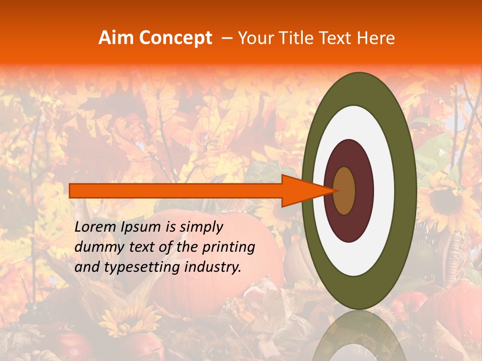 Vielfalt Erntedank Autumn PowerPoint Template