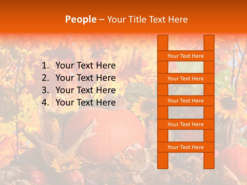 Vielfalt Erntedank Autumn PowerPoint Template