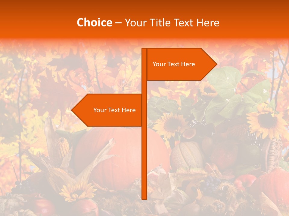 Vielfalt Erntedank Autumn PowerPoint Template