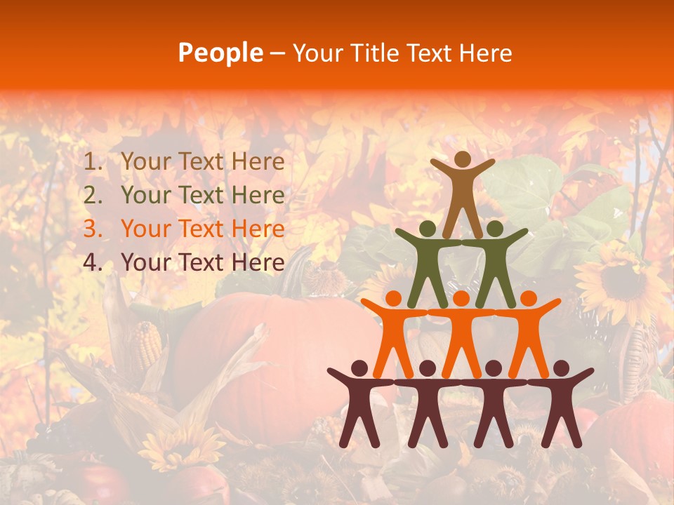 Vielfalt Erntedank Autumn PowerPoint Template