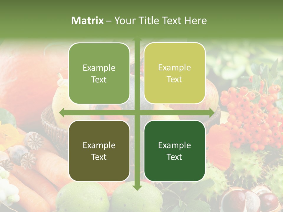 Stilleben Obst Herbstlich PowerPoint Template