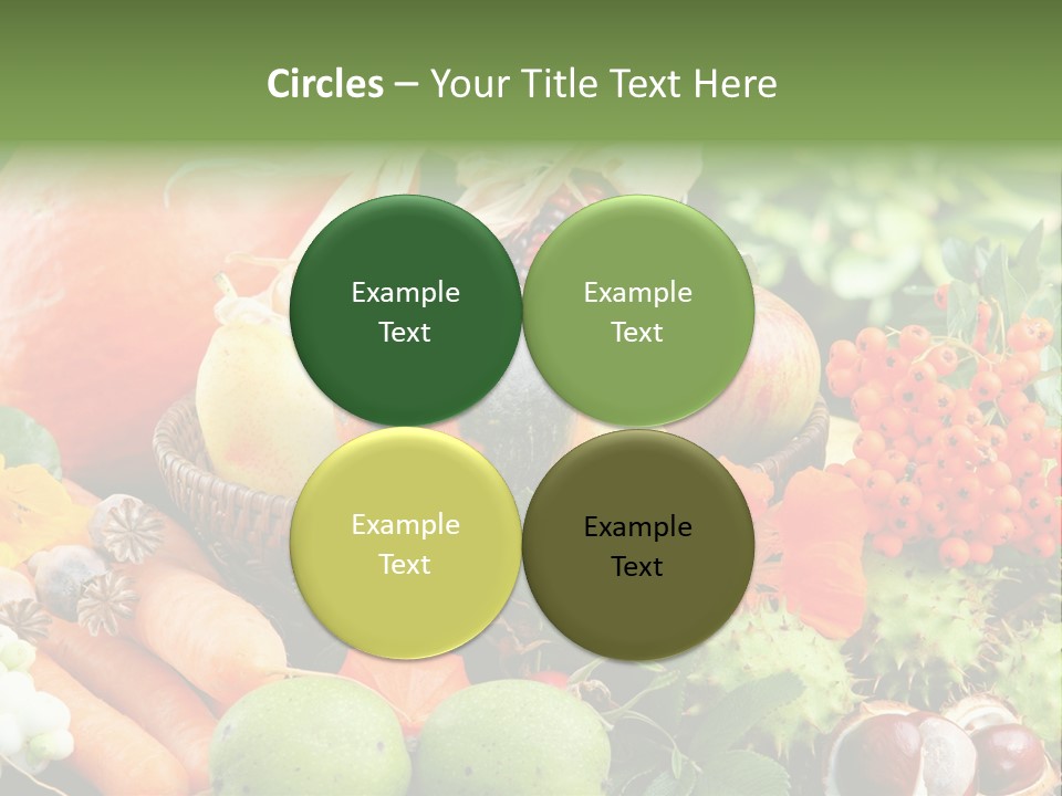 Stilleben Obst Herbstlich PowerPoint Template