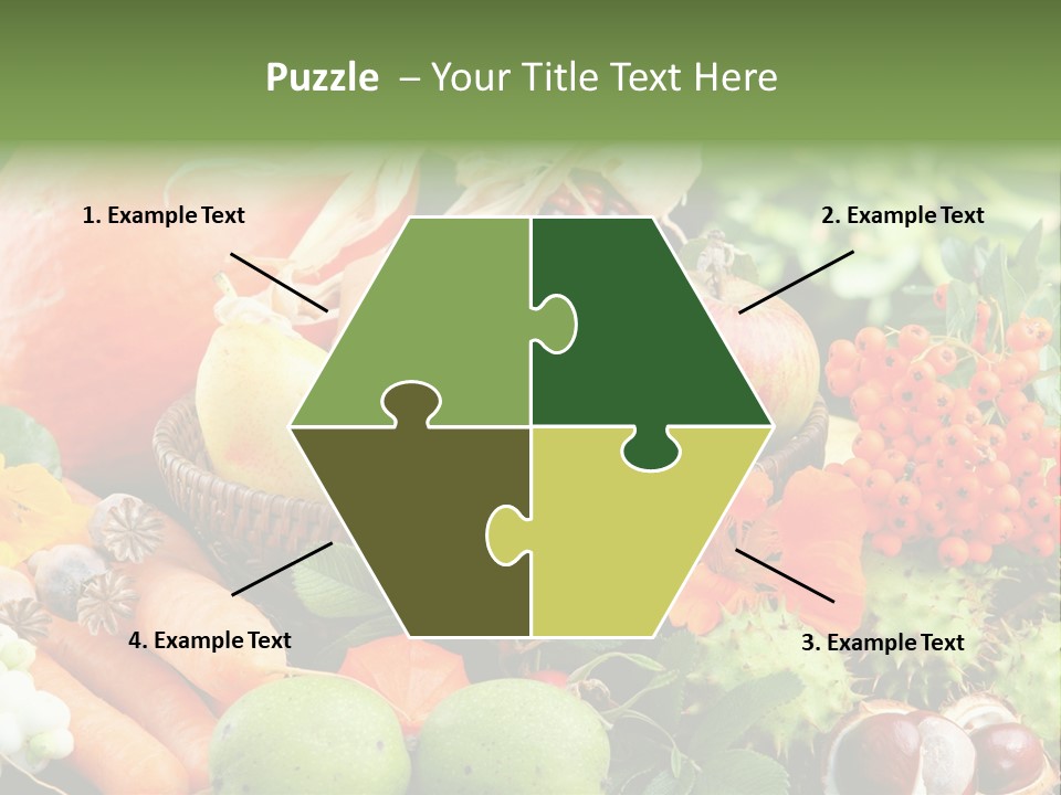 Stilleben Obst Herbstlich PowerPoint Template