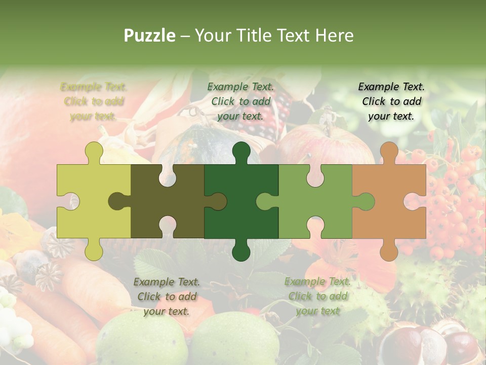 Stilleben Obst Herbstlich PowerPoint Template