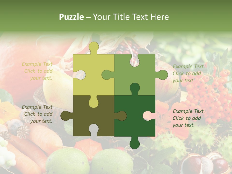 Stilleben Obst Herbstlich PowerPoint Template