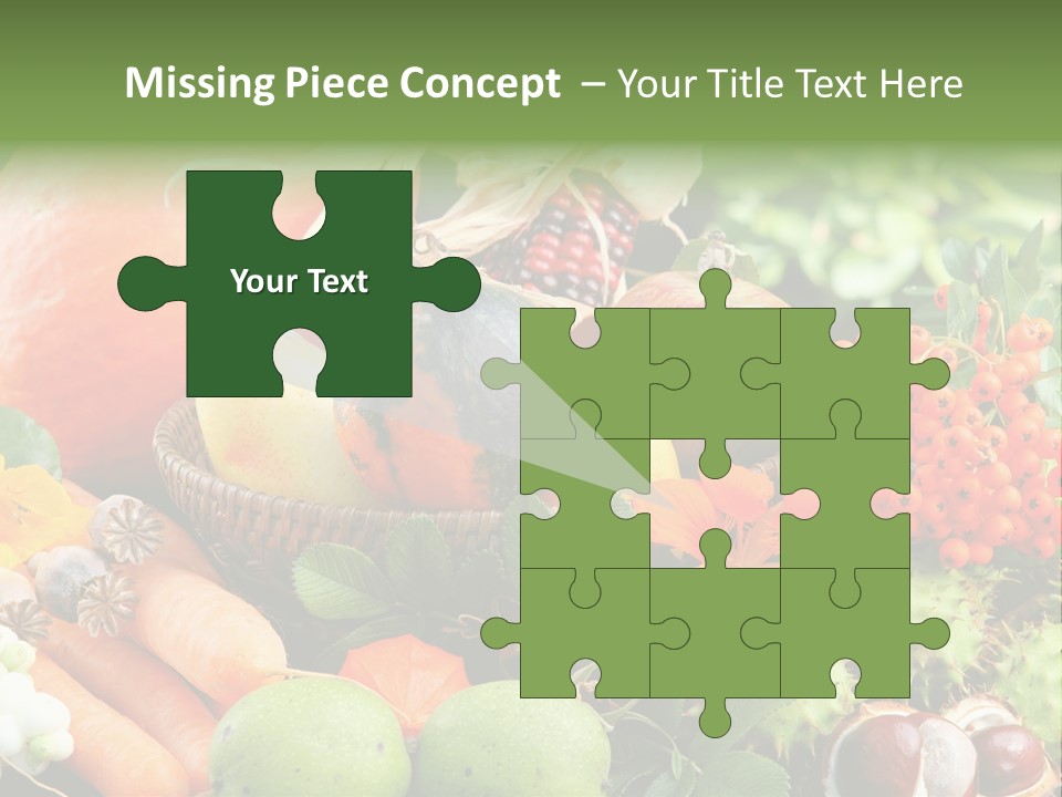 Stilleben Obst Herbstlich PowerPoint Template