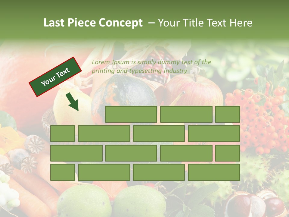 Stilleben Obst Herbstlich PowerPoint Template