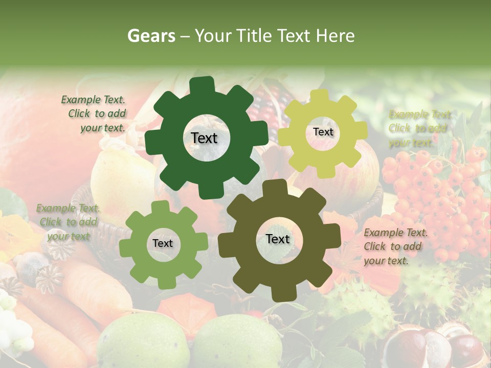 Stilleben Obst Herbstlich PowerPoint Template