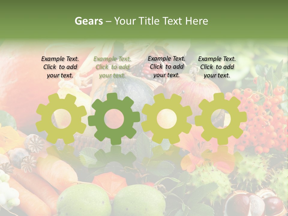 Stilleben Obst Herbstlich PowerPoint Template