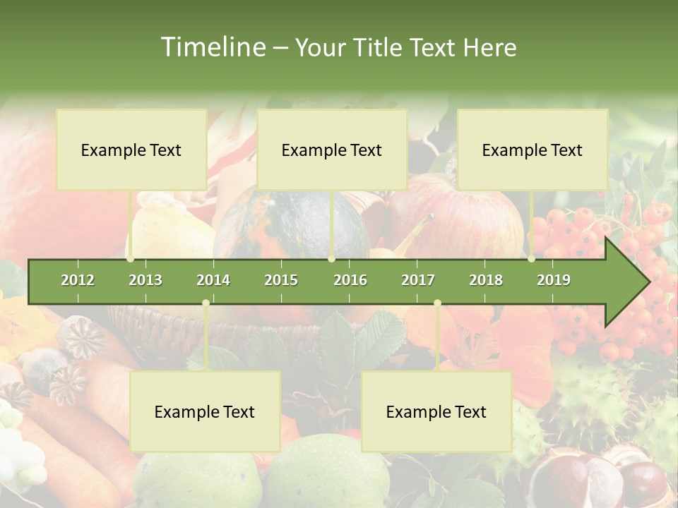 Stilleben Obst Herbstlich PowerPoint Template