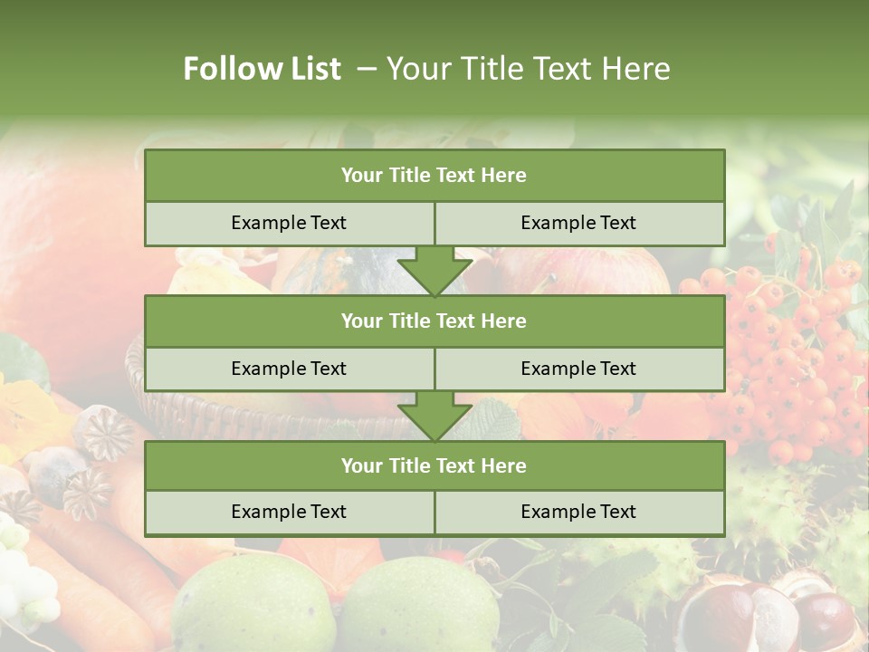 Stilleben Obst Herbstlich PowerPoint Template