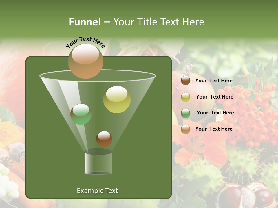 Stilleben Obst Herbstlich PowerPoint Template