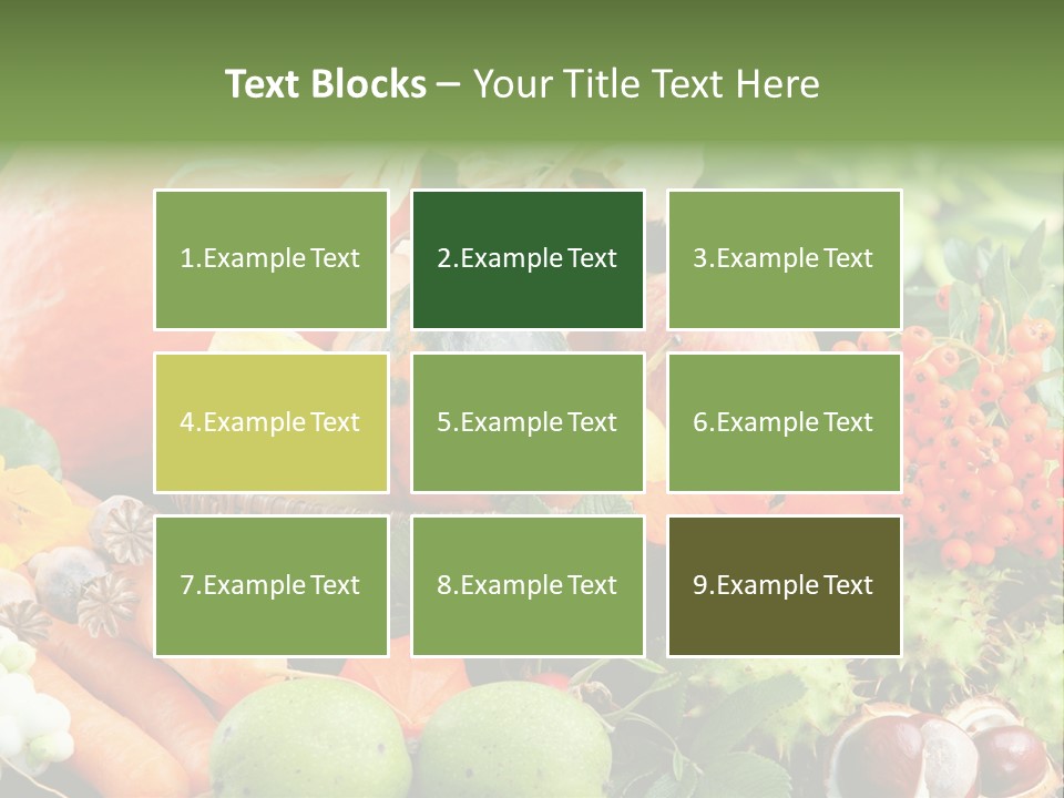 Stilleben Obst Herbstlich PowerPoint Template