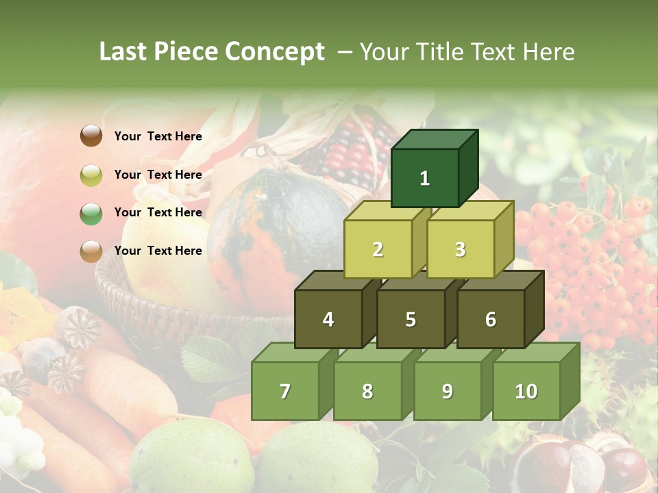 Stilleben Obst Herbstlich PowerPoint Template