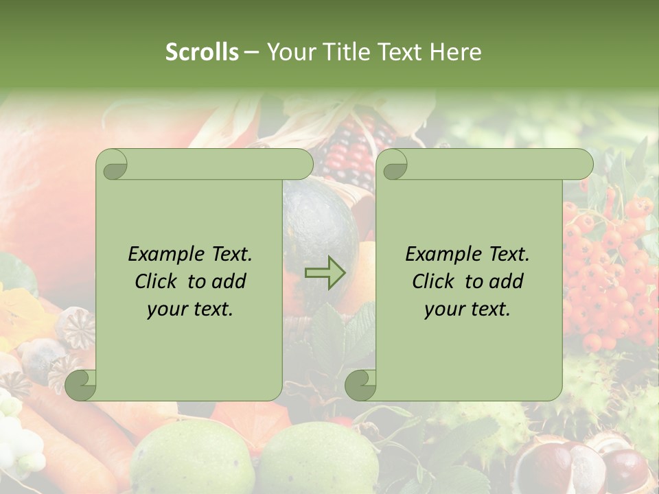 Stilleben Obst Herbstlich PowerPoint Template