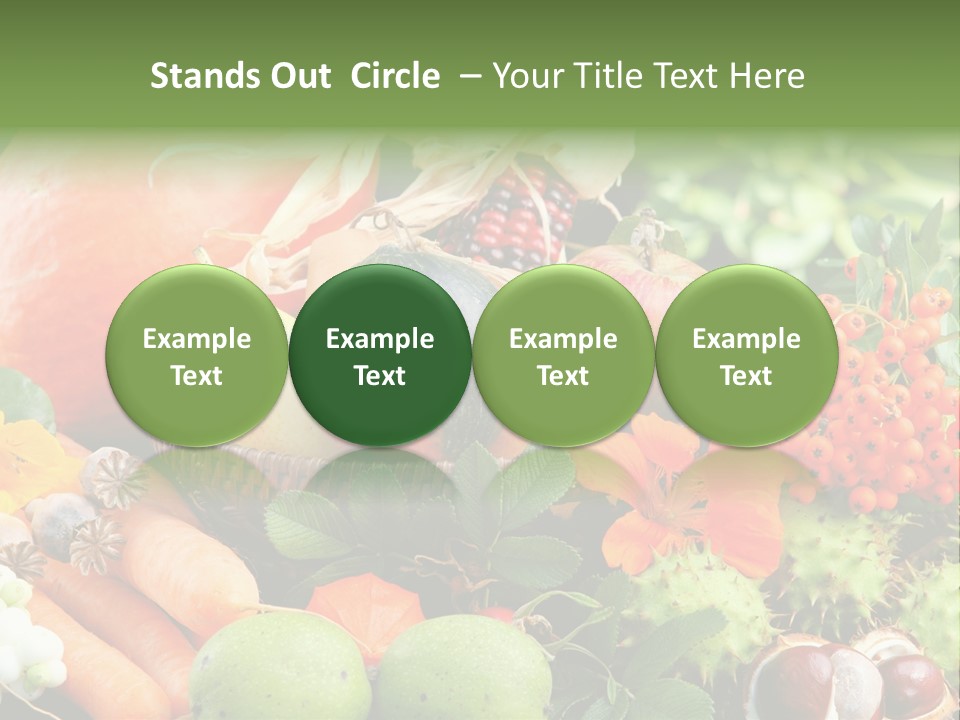 Stilleben Obst Herbstlich PowerPoint Template