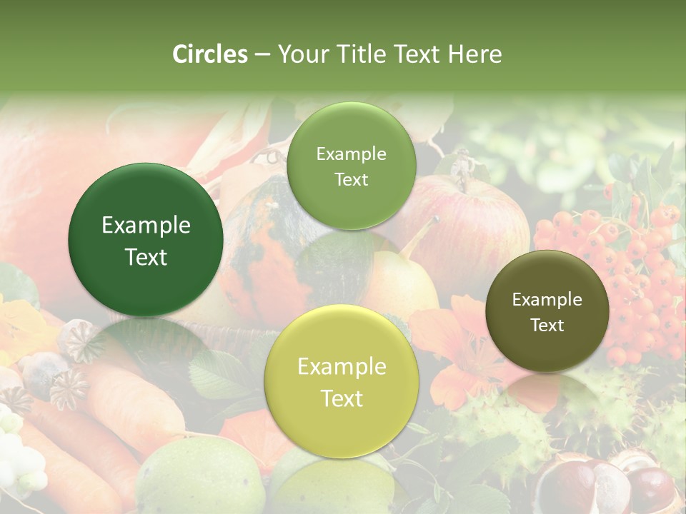 Stilleben Obst Herbstlich PowerPoint Template