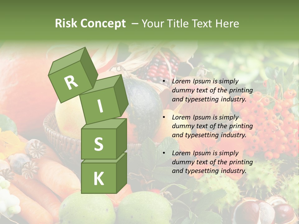 Stilleben Obst Herbstlich PowerPoint Template