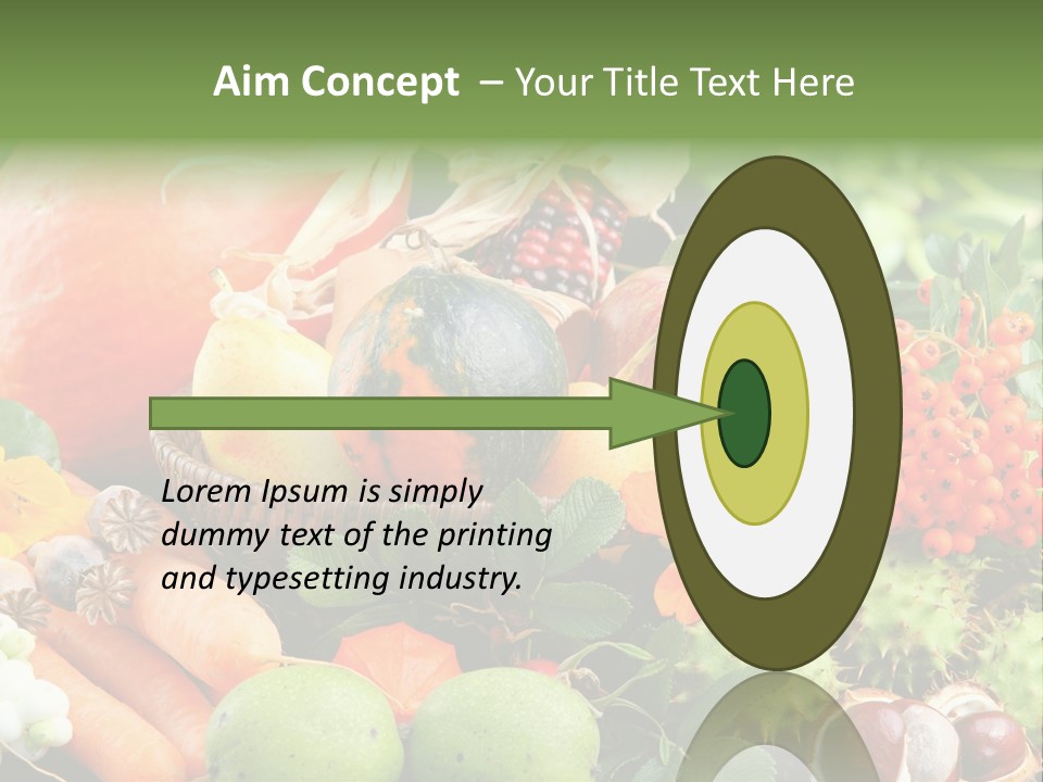 Stilleben Obst Herbstlich PowerPoint Template