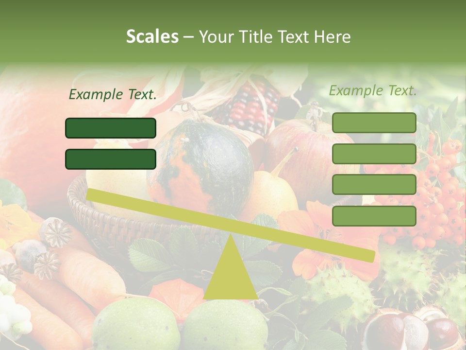 Stilleben Obst Herbstlich PowerPoint Template