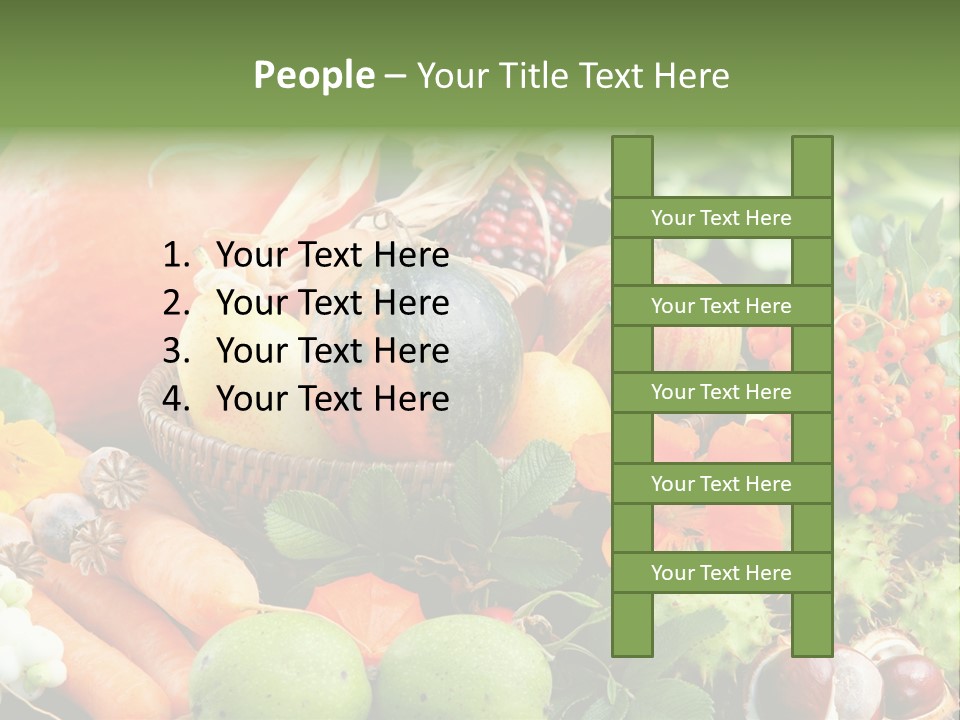 Stilleben Obst Herbstlich PowerPoint Template