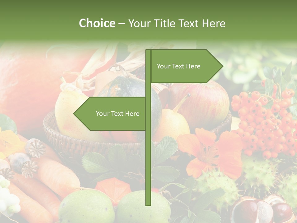 Stilleben Obst Herbstlich PowerPoint Template