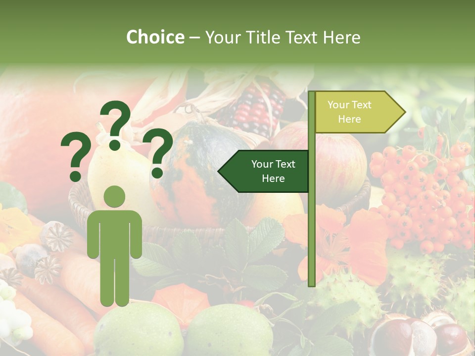 Stilleben Obst Herbstlich PowerPoint Template