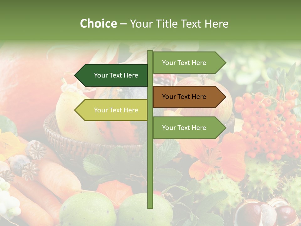 Stilleben Obst Herbstlich PowerPoint Template