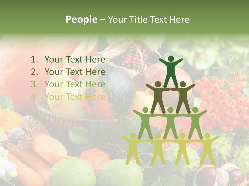 Stilleben Obst Herbstlich PowerPoint Template