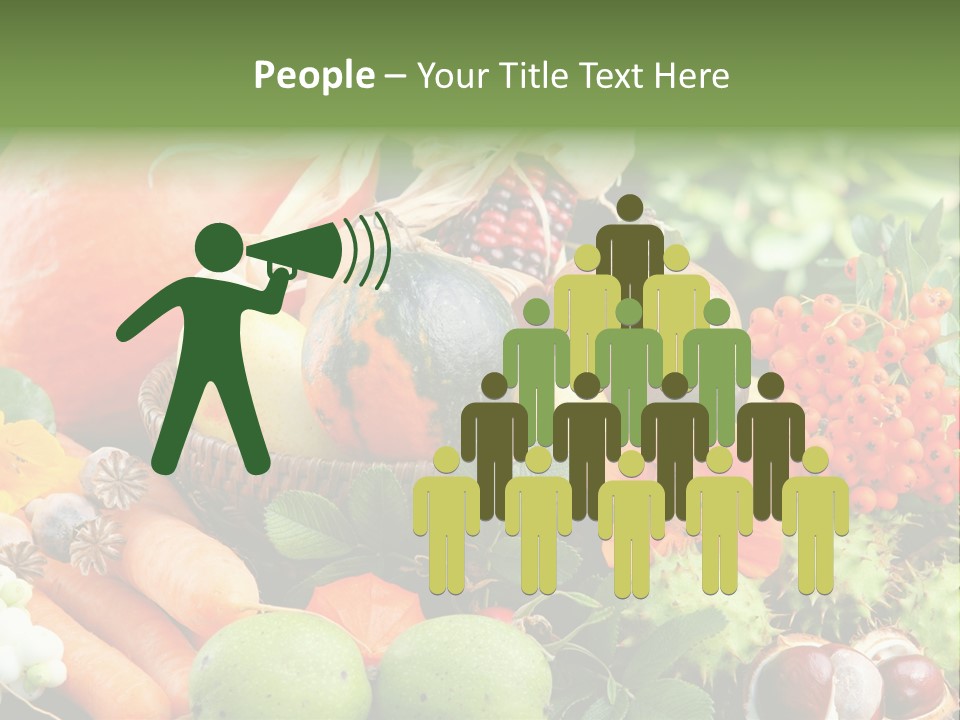 Stilleben Obst Herbstlich PowerPoint Template