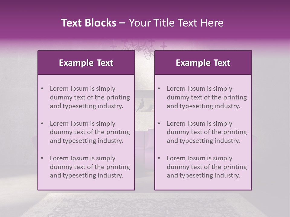Interior Atmospheric Grey PowerPoint Template
