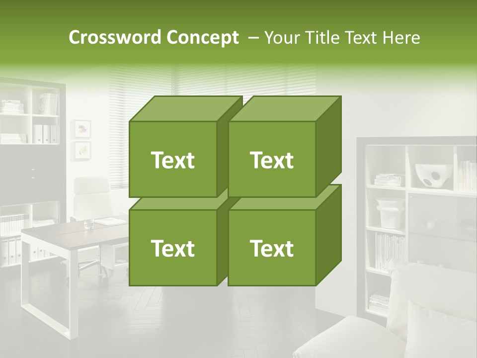 Sky Architectural Lounge PowerPoint Template