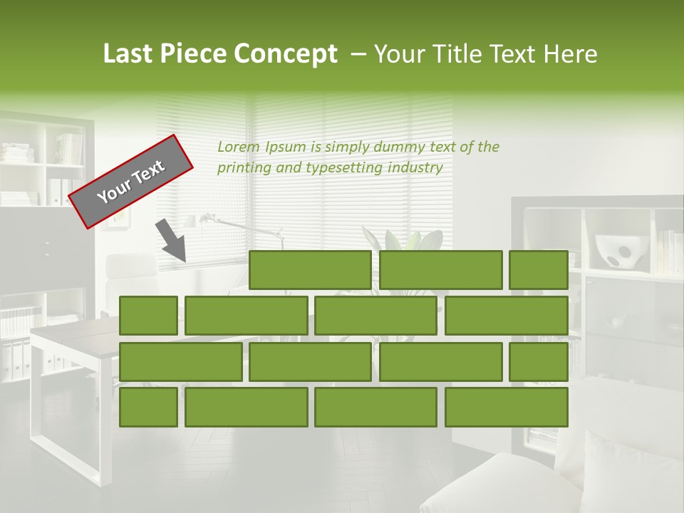 Sky Architectural Lounge PowerPoint Template